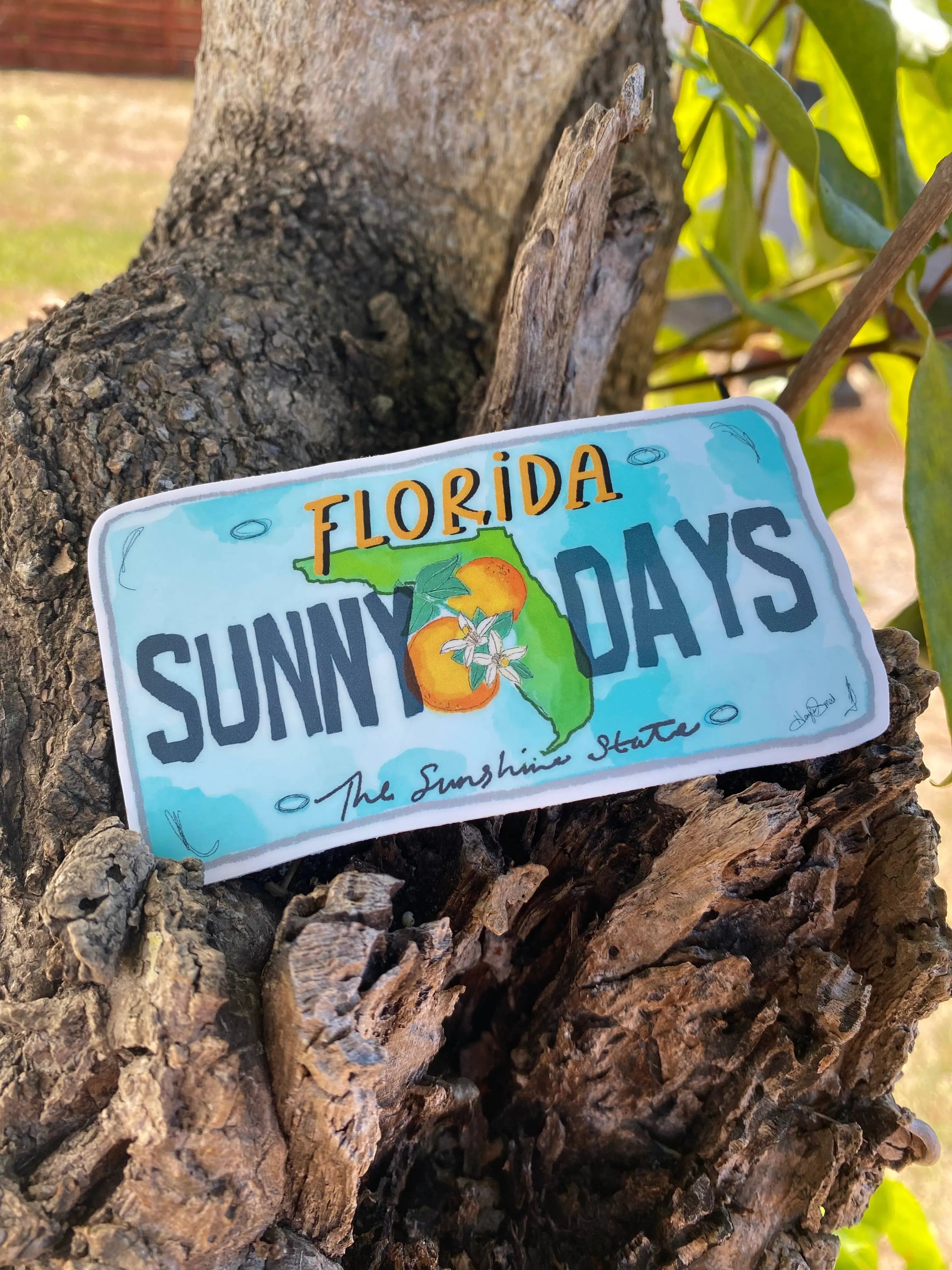 Florida Sunny Days Sticker Art By Hayle