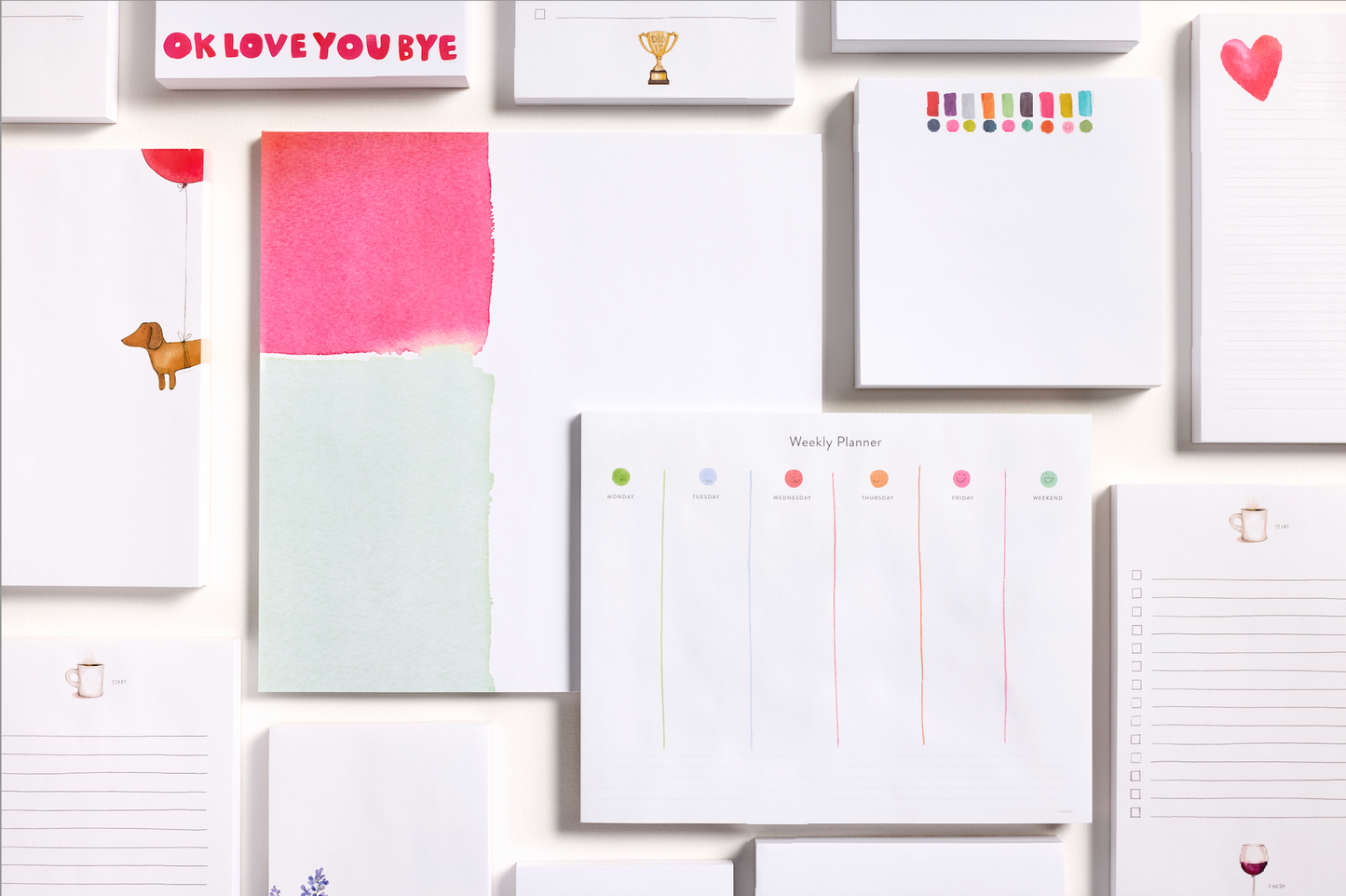 Okloveyoubye Chunky Notepad E. Frances Paper