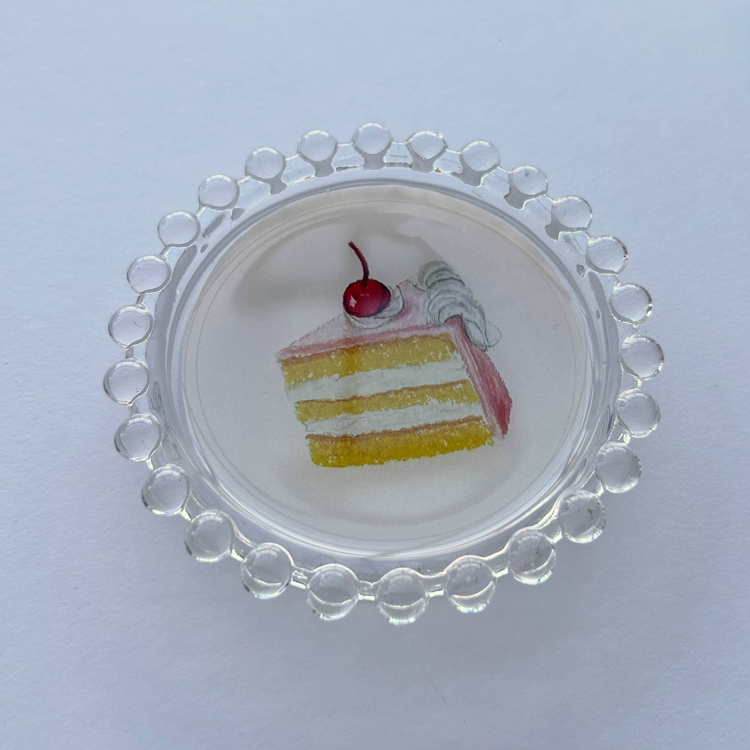 Yellow Cake Trinket Dish