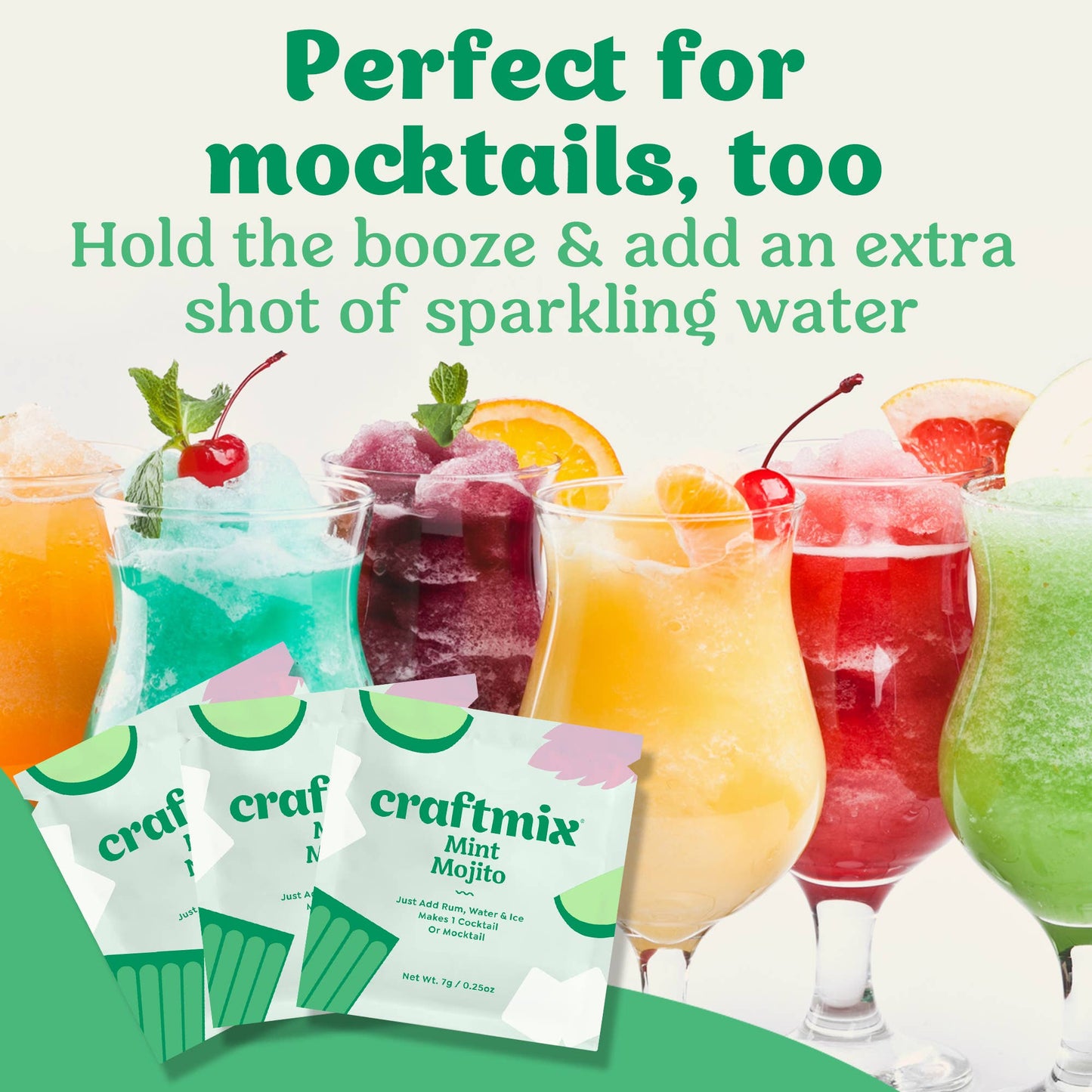 Mint Mojito Cocktail / Mocktail Mixer - 6 Servings Multipack Craftmix