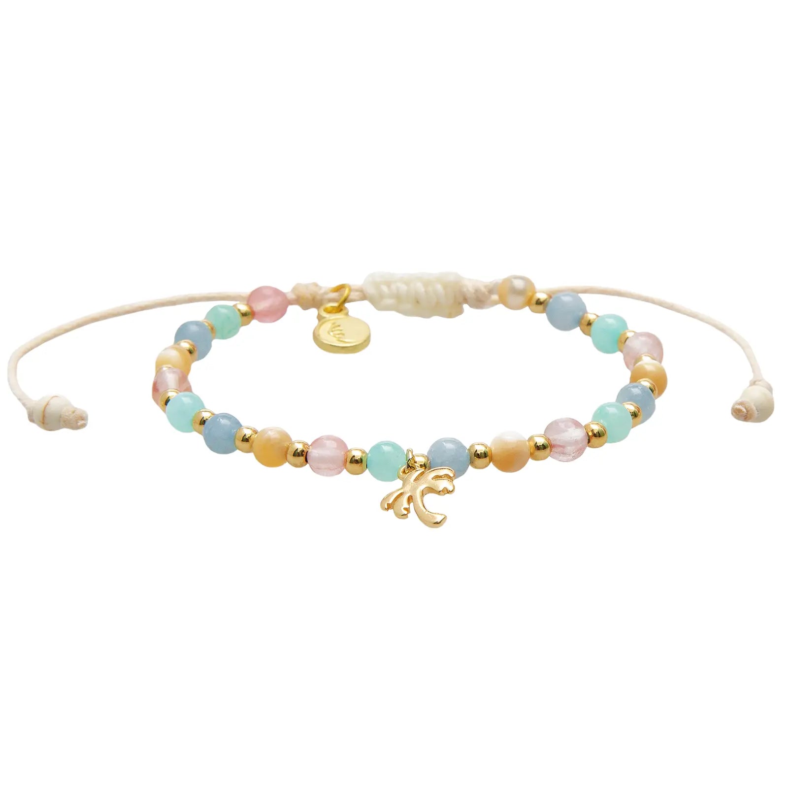 Stay Breezy Florida Charm Bracelet Lotus and Luna