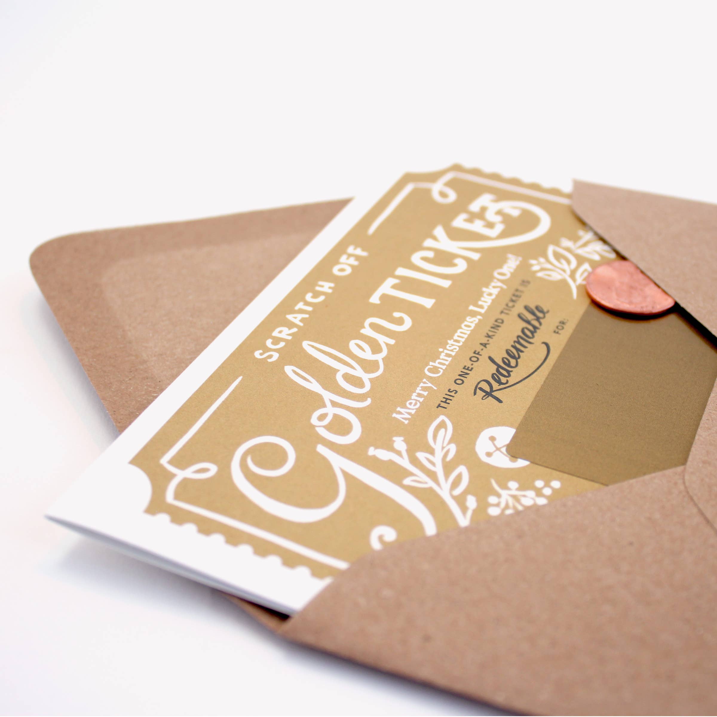 Scratch-off Card - Golden Ticket