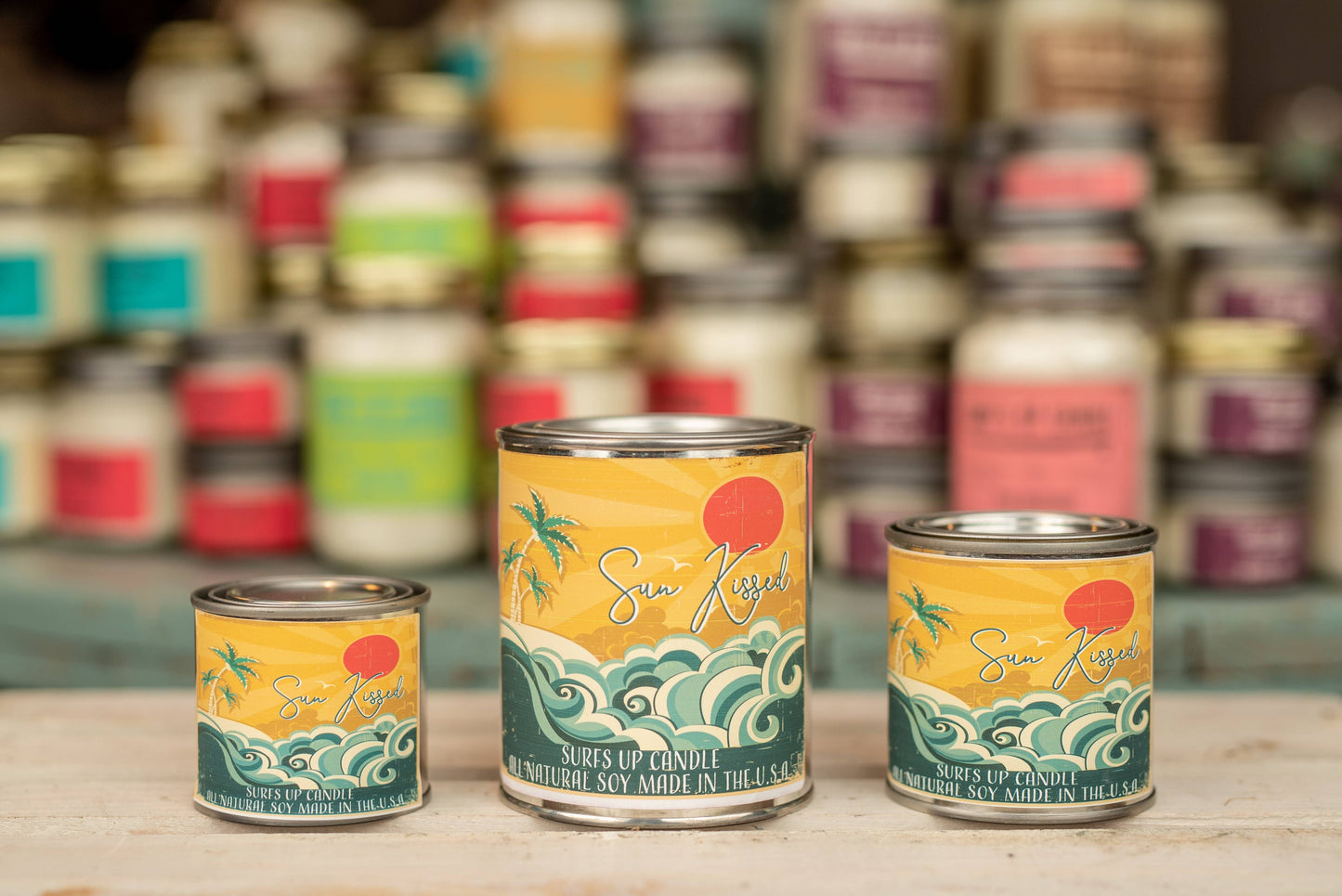 Sun Kissed Paint Can Candle - Vintage Collection