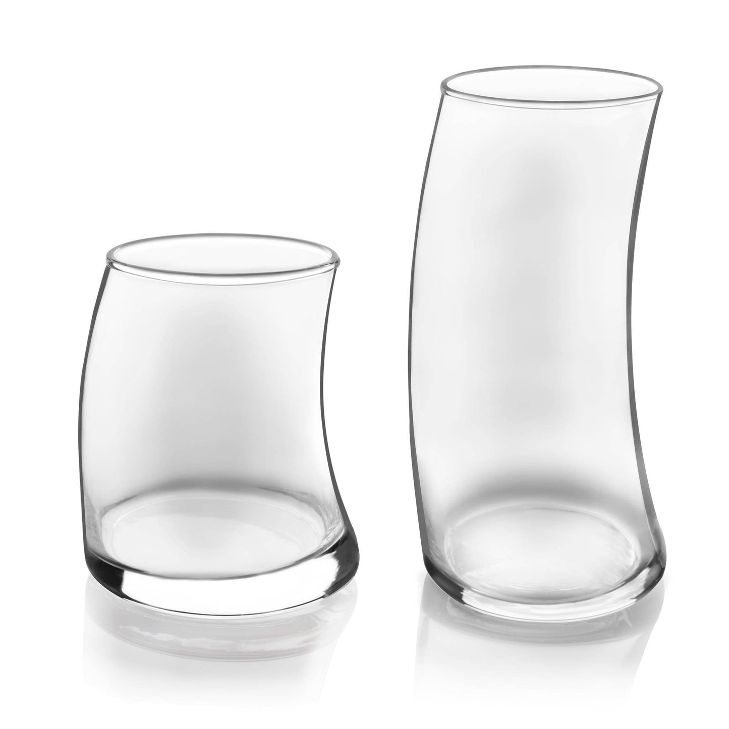 Swerve Tumbler and Rocks Glass Set 8