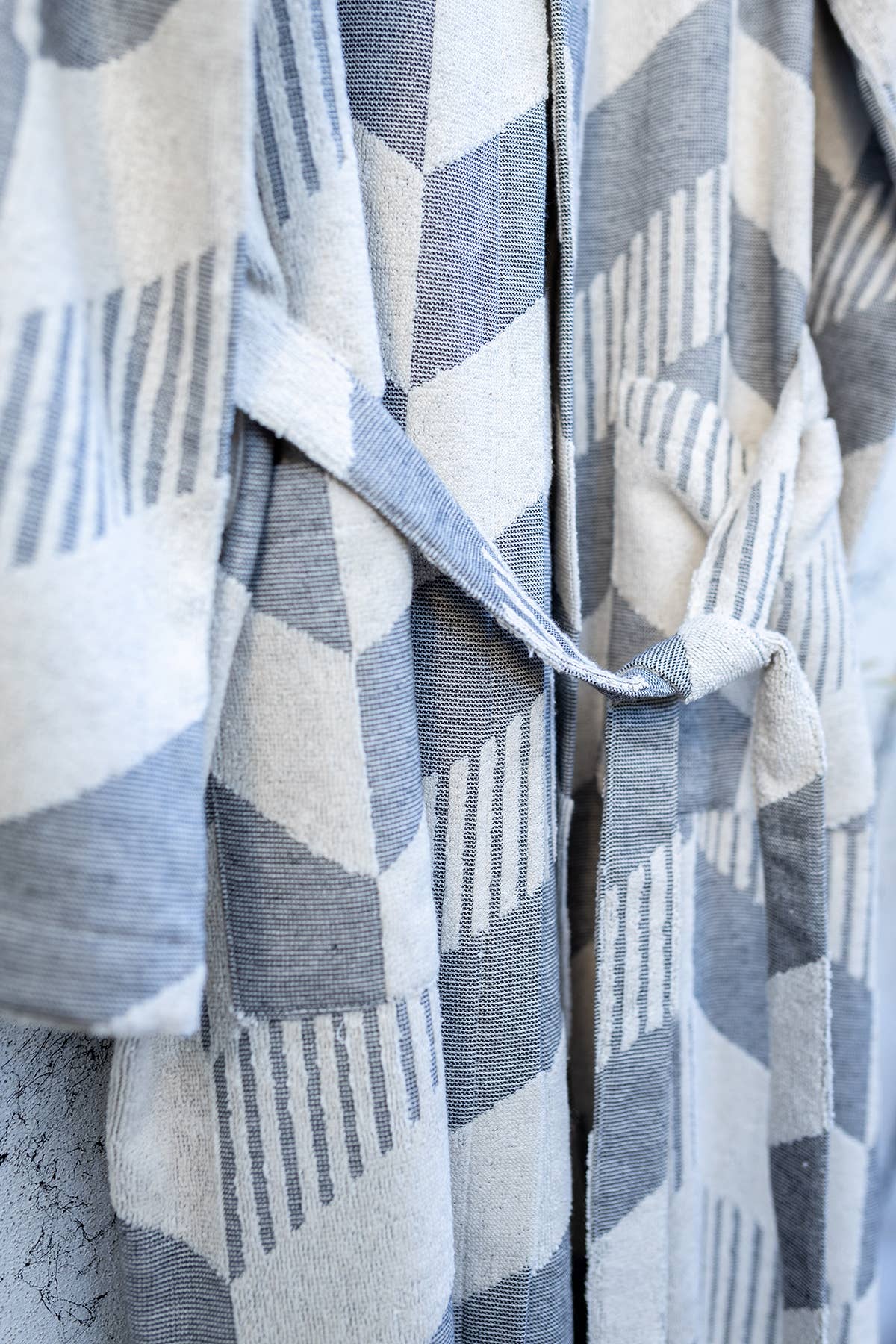 Raised Terry Bathrobe Turkish Cotton Light Weight Quick-dry