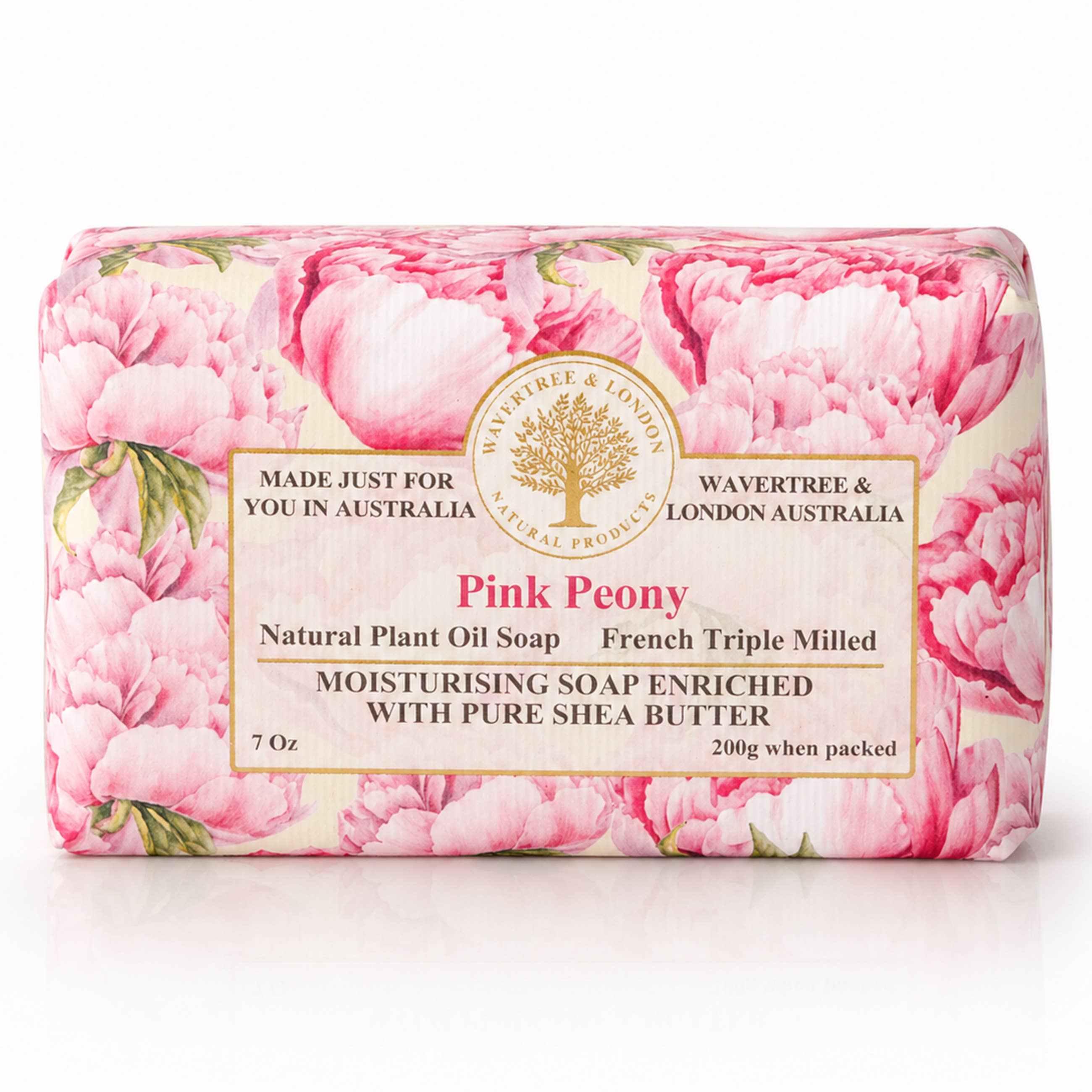 Pink Peony Luxury Soap Bar