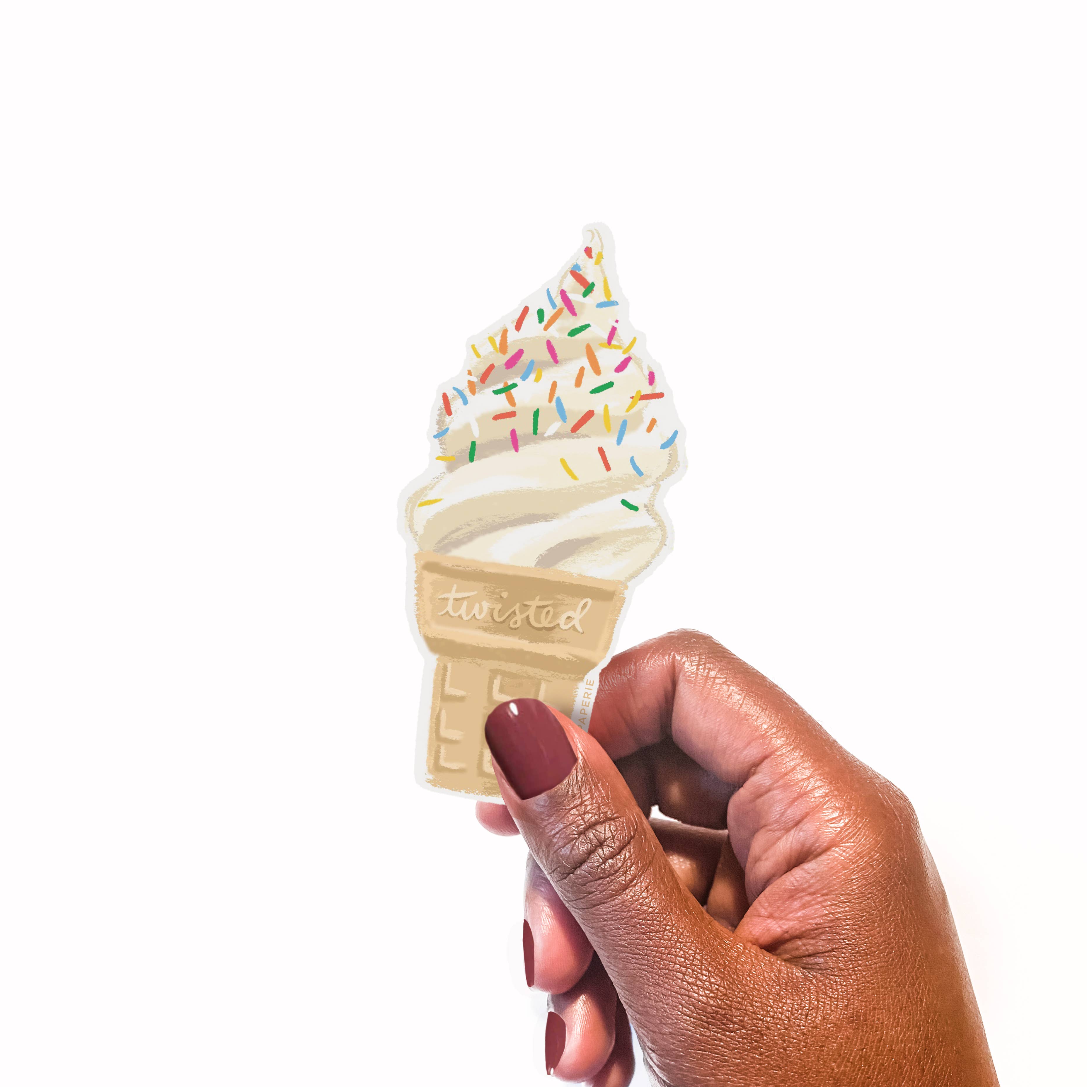 Ice Cream Vinyl Sticker