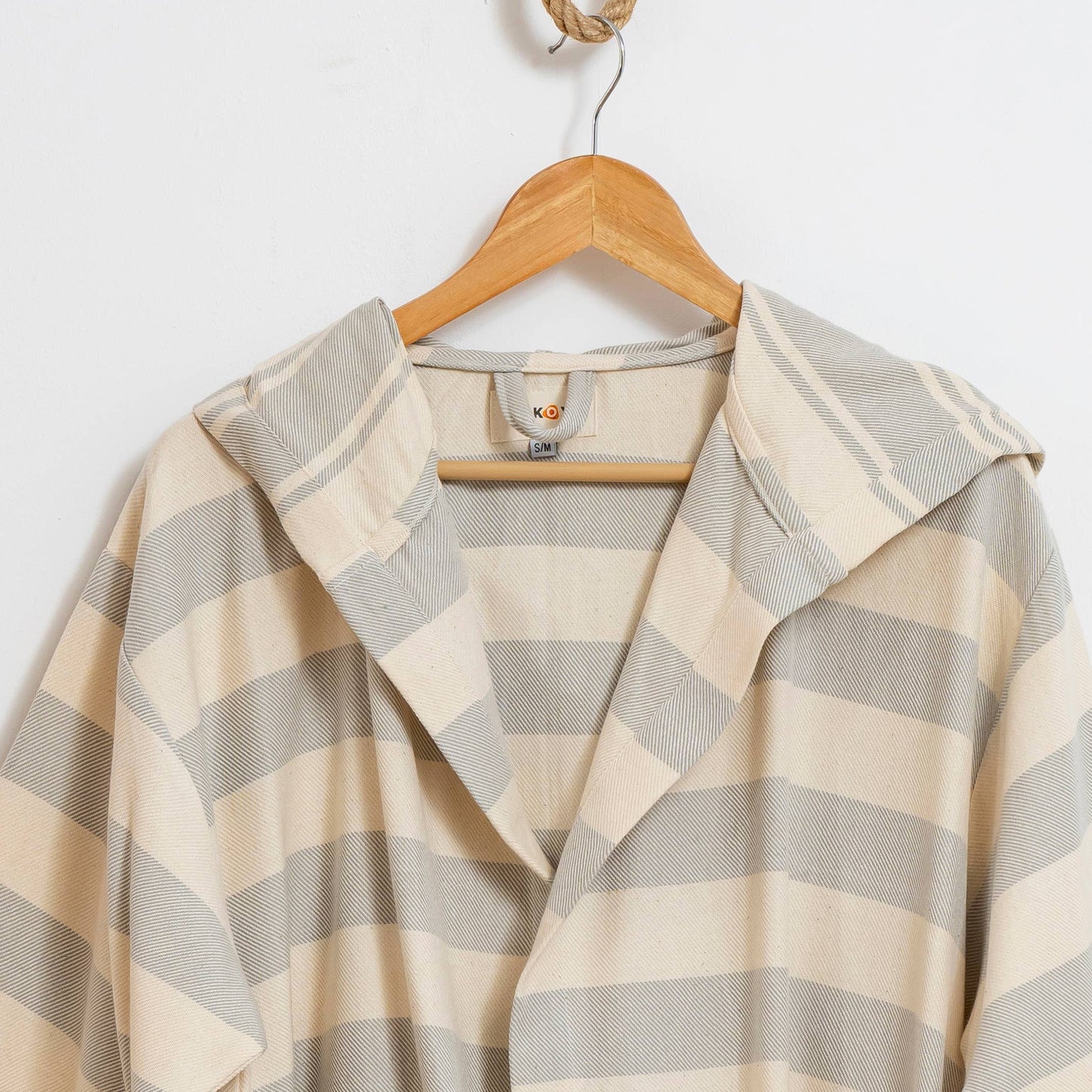 Bathrobe Turkish Cotton LightWeight Summer Hood Kimono Robe