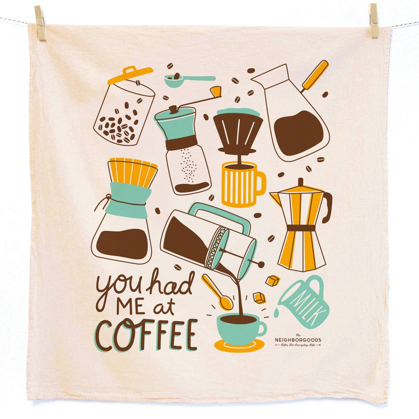 COFFEE BREAK (Coffee, Pie) - Tea Towel Set of 2