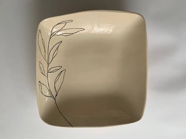 Olive Branch Square Bowl