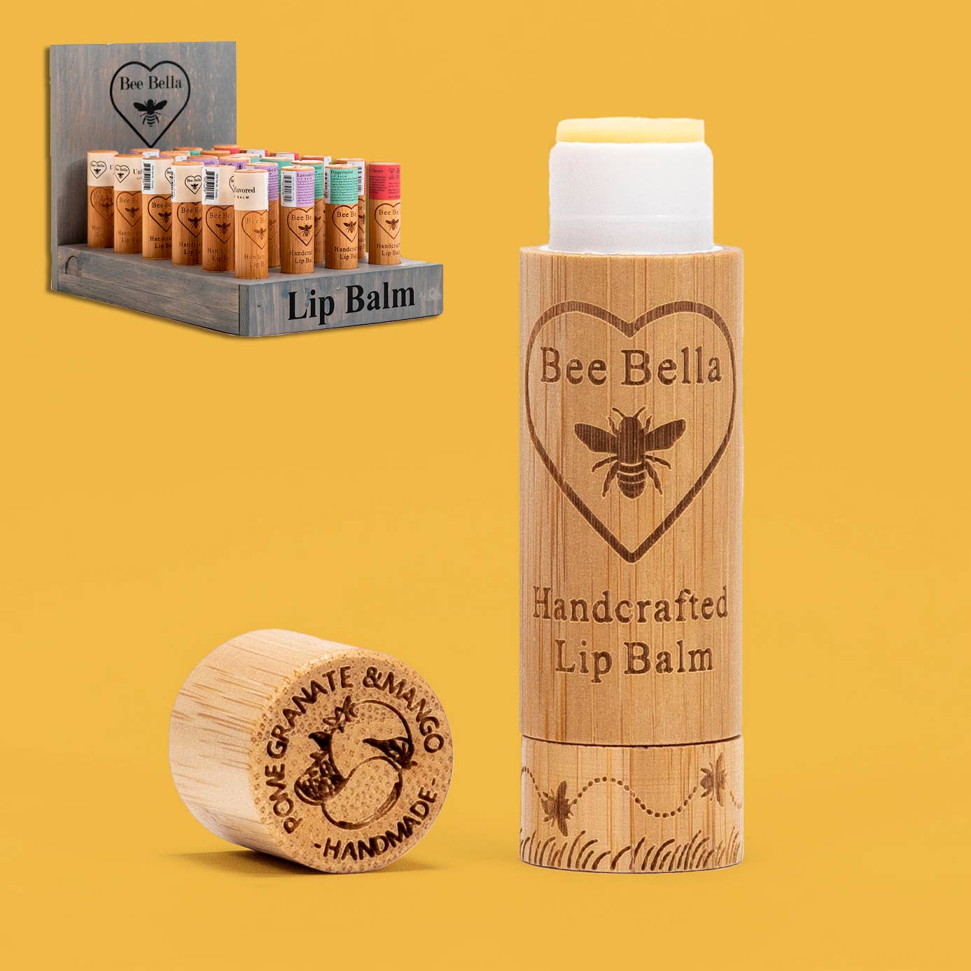 Pomegranate Mango Lip Balm Bee Bella