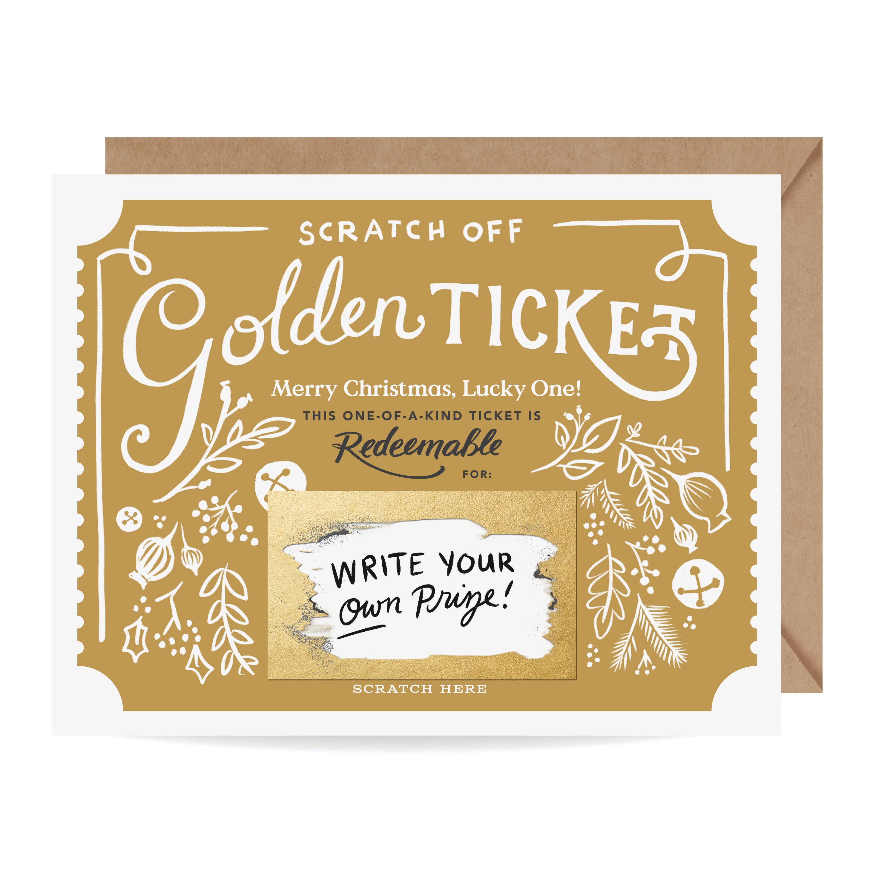 Scratch-off Card - Golden Ticket
