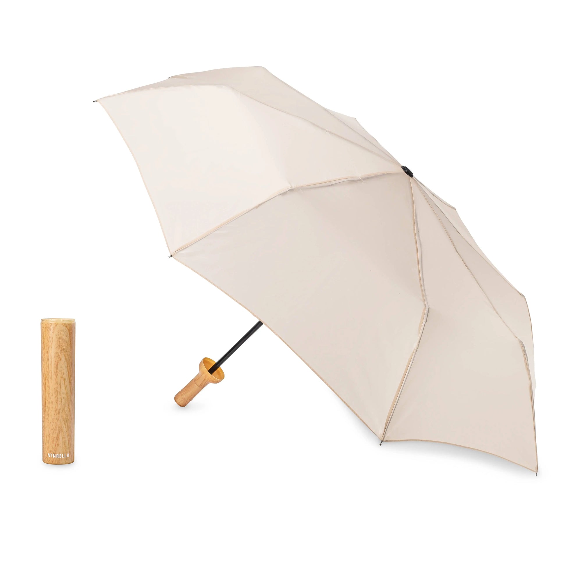 Wood Look Bottle Umbrella Vinrella