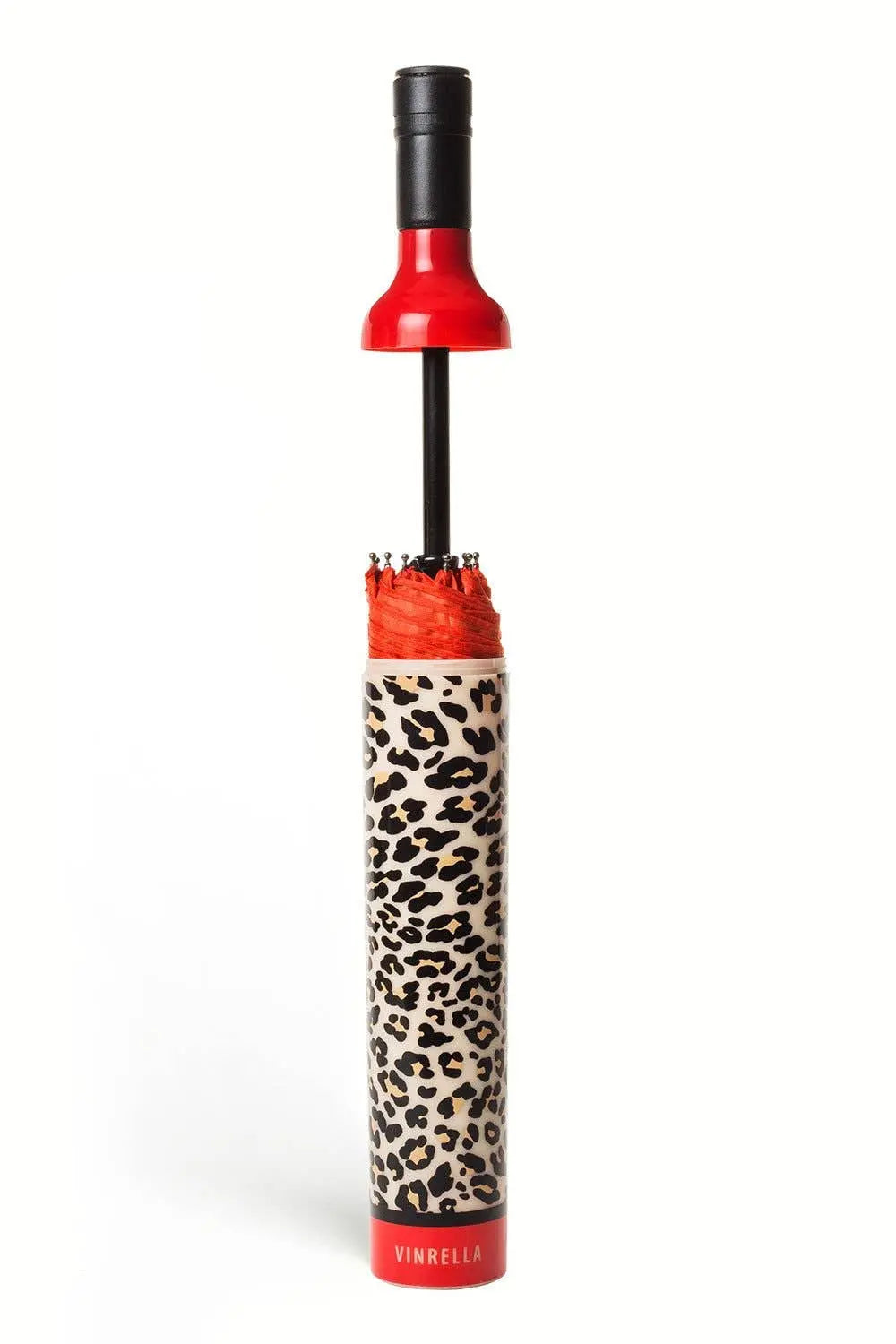 Leopard Print Bottle Umbrella Vinrella