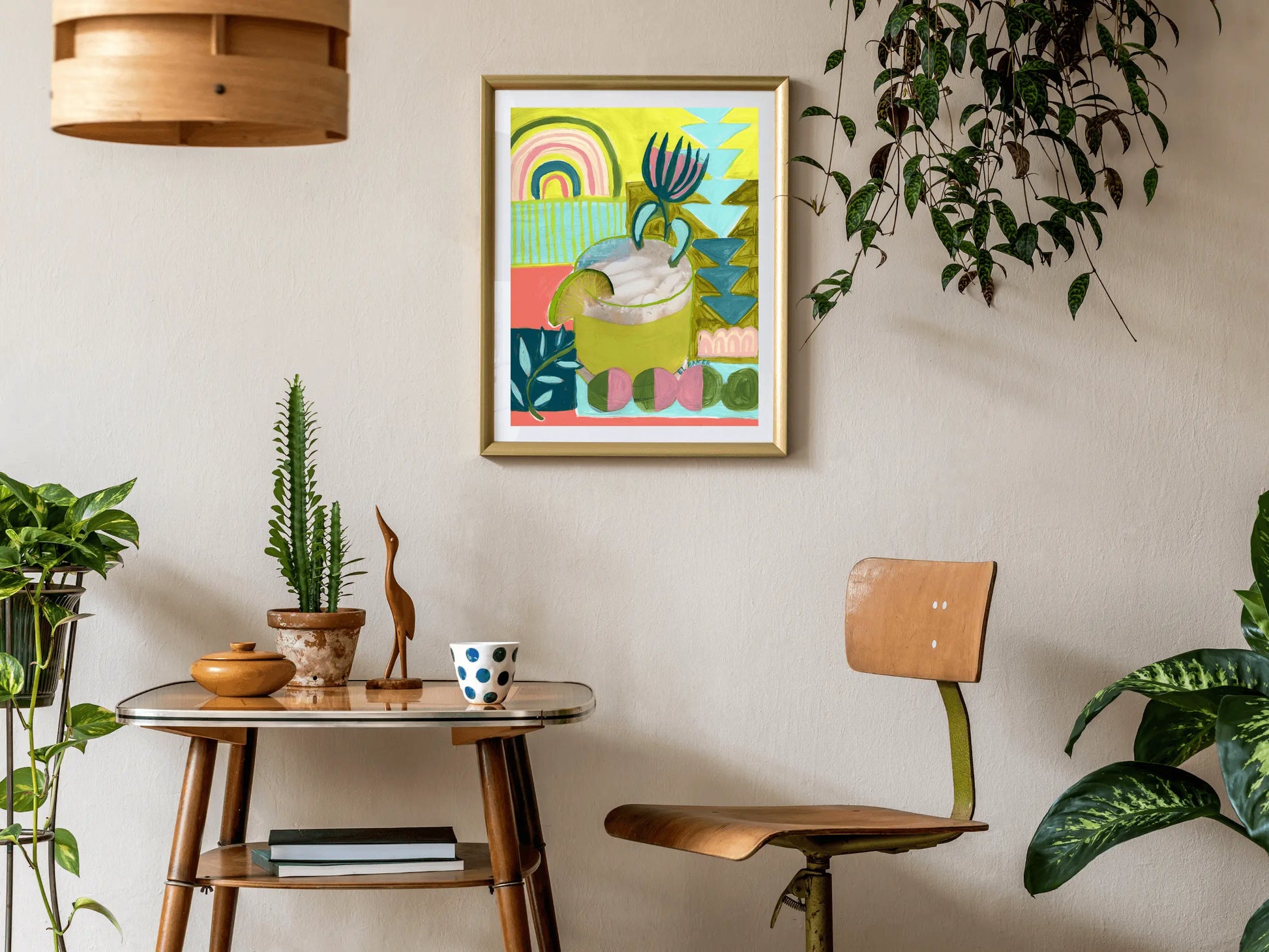 Margarita Cocktail Print El Baker Art