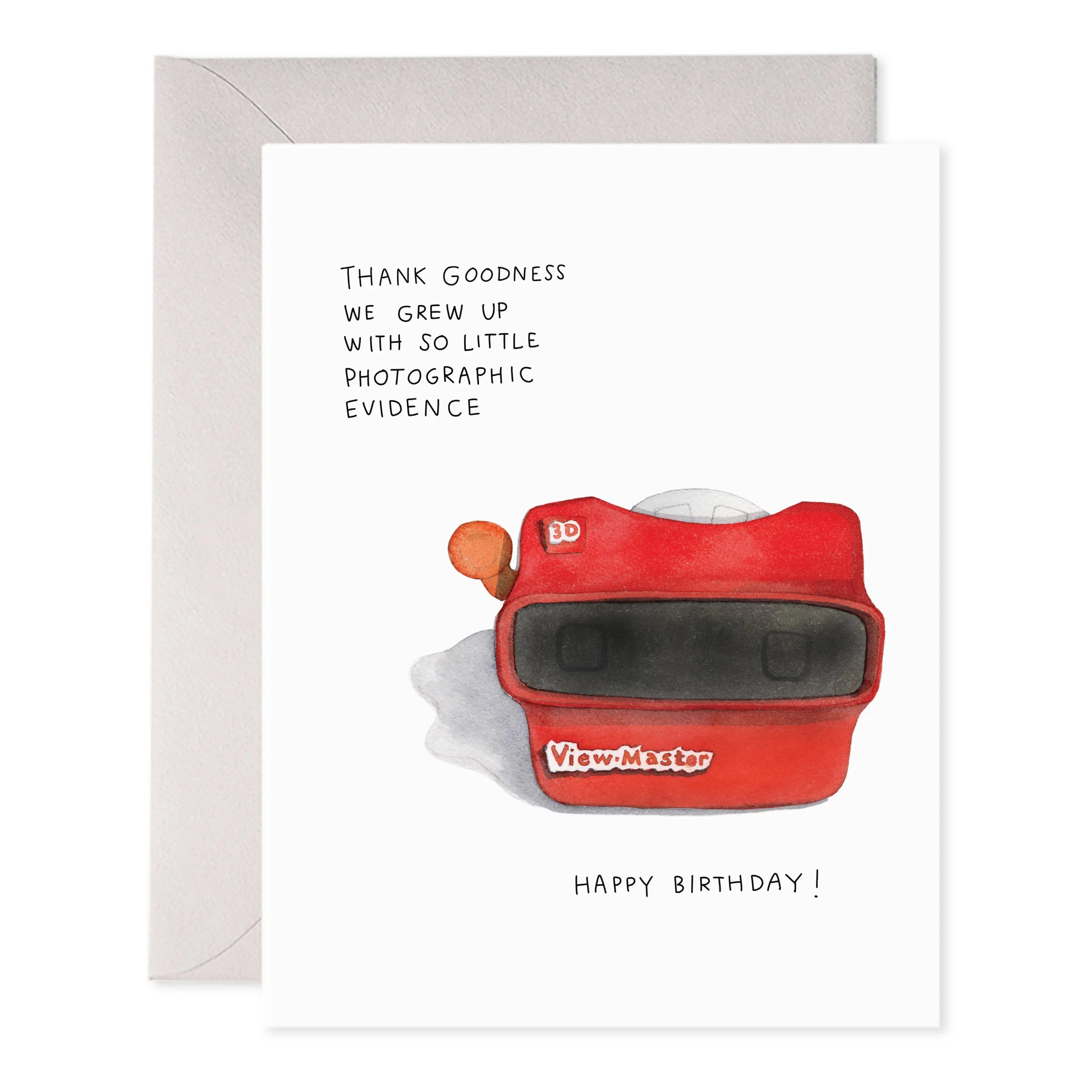 Viewfinder Birthday Greeting Card E. Frances Paper
