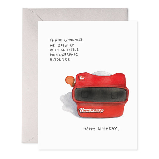Viewfinder Birthday Greeting Card E. Frances Paper