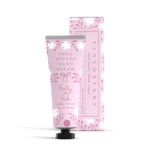 Pretty in Pink Moisturizing & Hydrating Travel Hand Cream FinchBerry