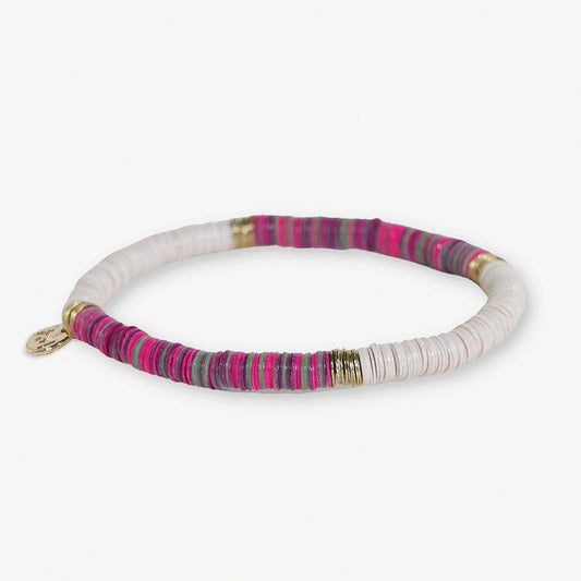 Grace One Color Multi Mix Stretch Bracelet INK + ALLOY