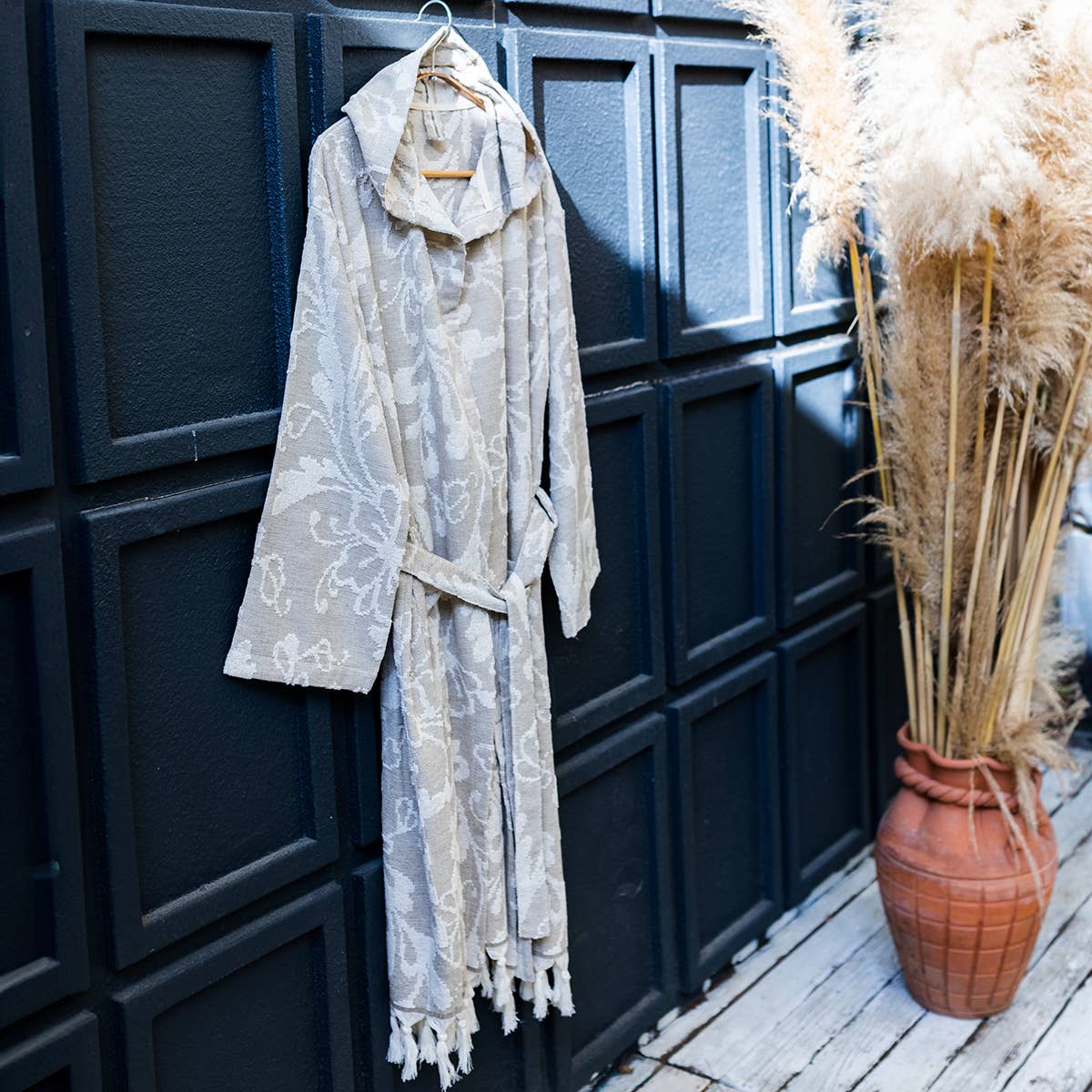 Raised Terry Bathrobe Turkish Cotton Light Quick-dry Resort Kikoya