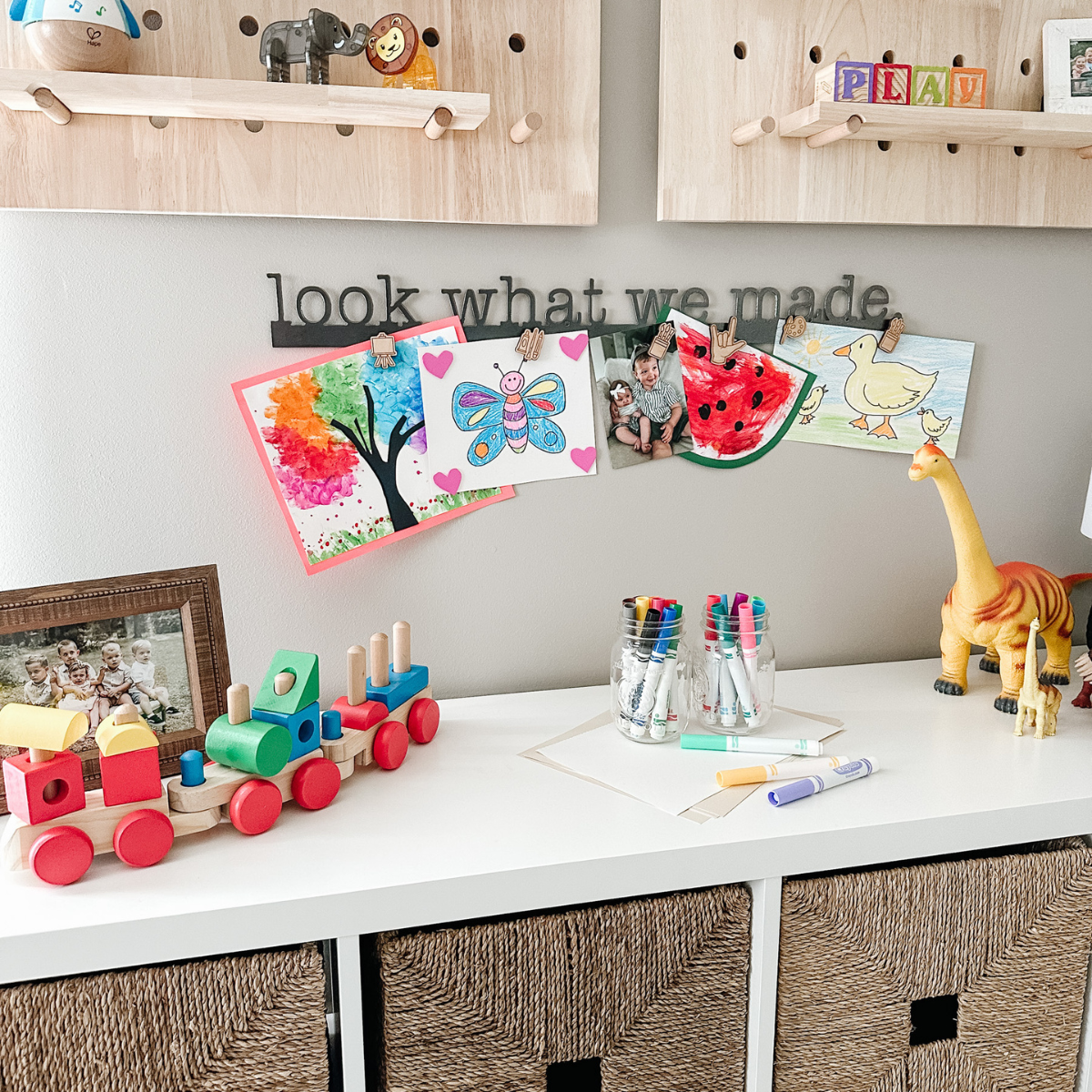 Look What We Made Magnetic Bar (typewriter font)