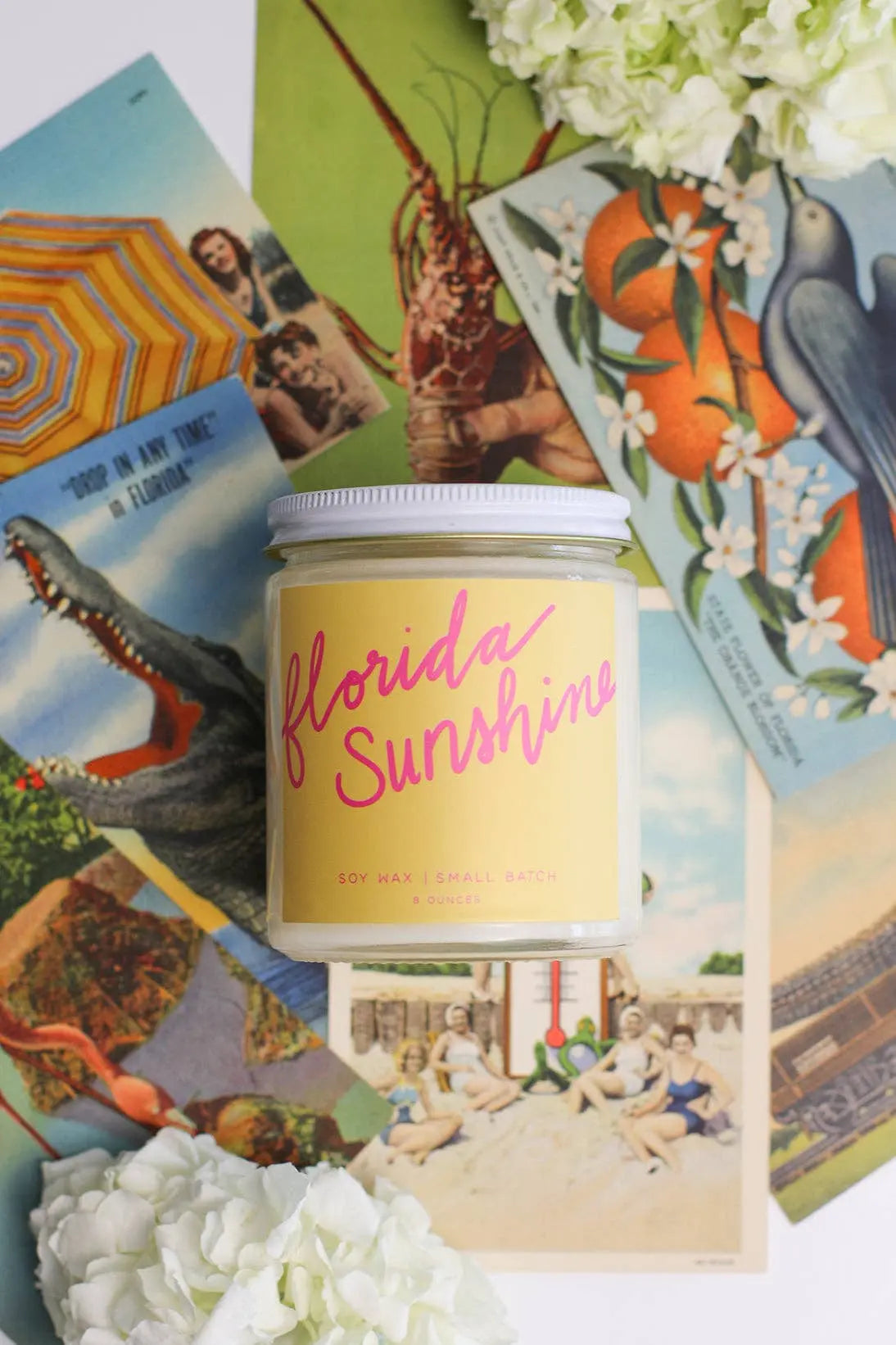 Florida Sunshine - 8oz Soy Candle Poured Goods