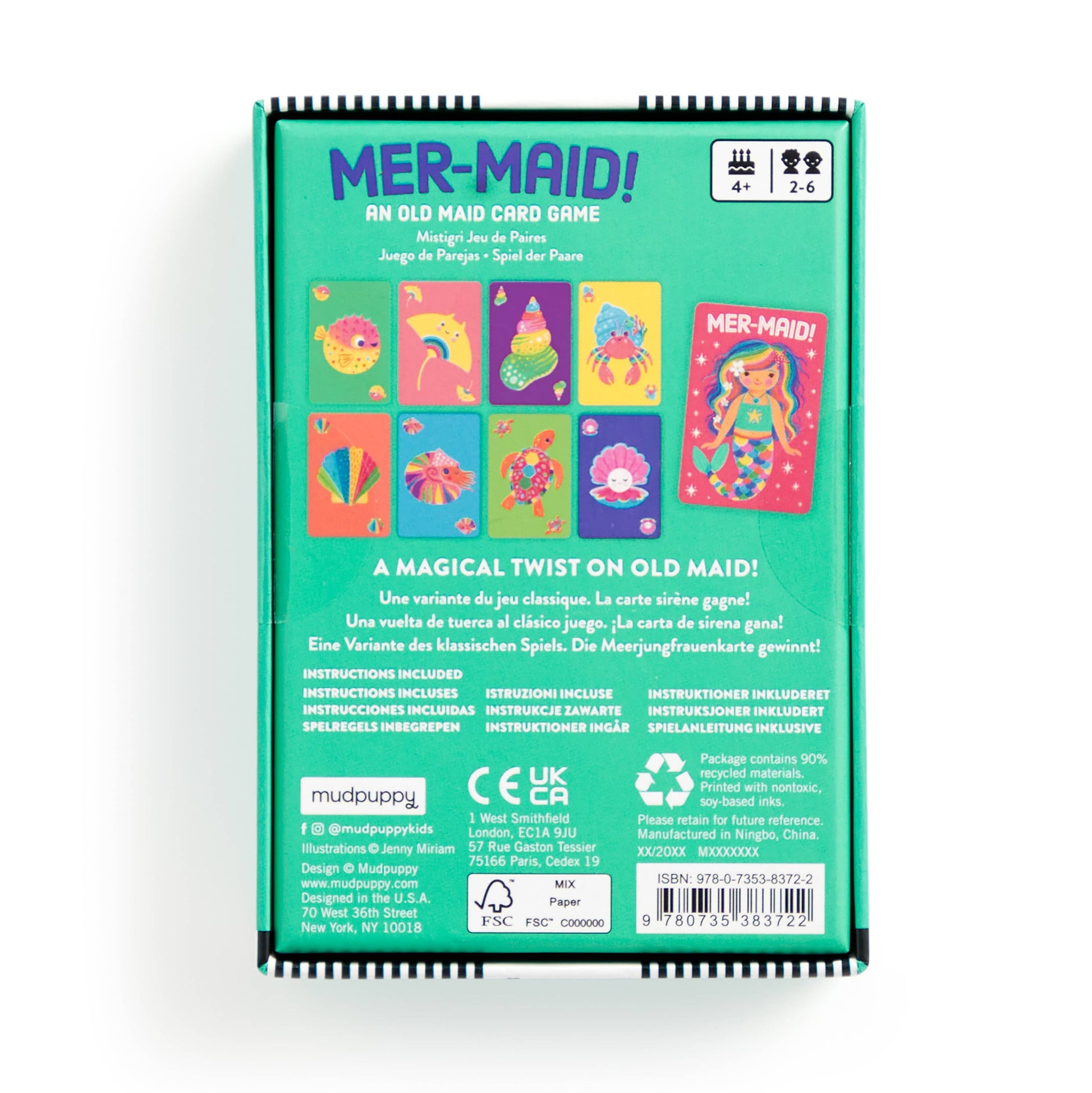 MER-MAID! Card Game Chronicle Books
