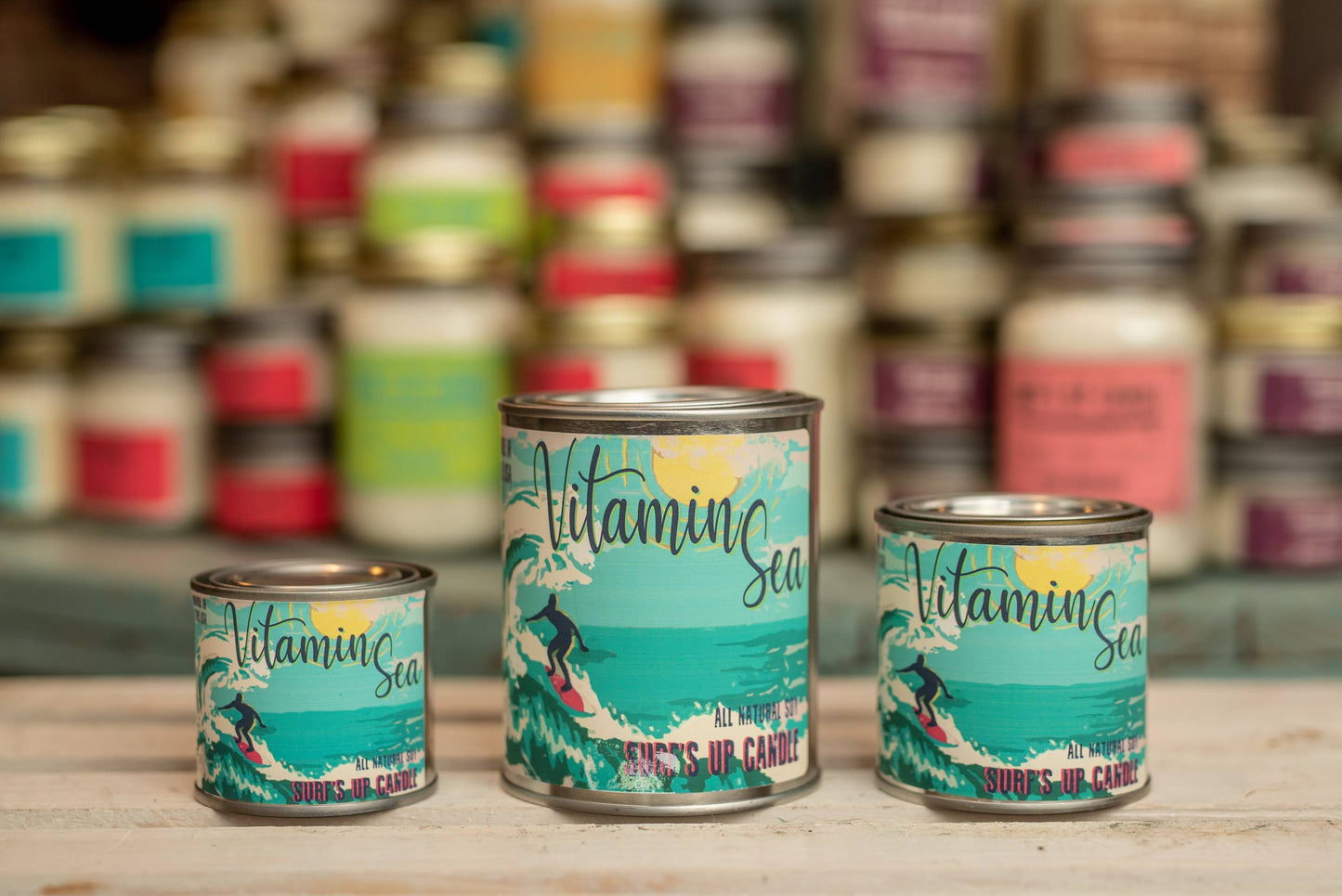 Vitamin Sea Paint Can Candle - Vintage Collection