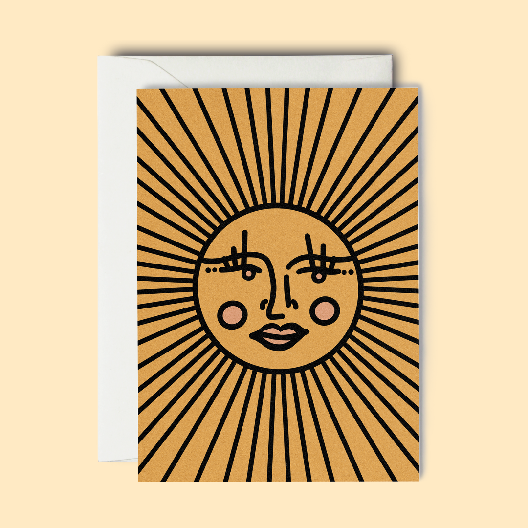 Sunshine Face - Greeting Card The SoulShine Co.