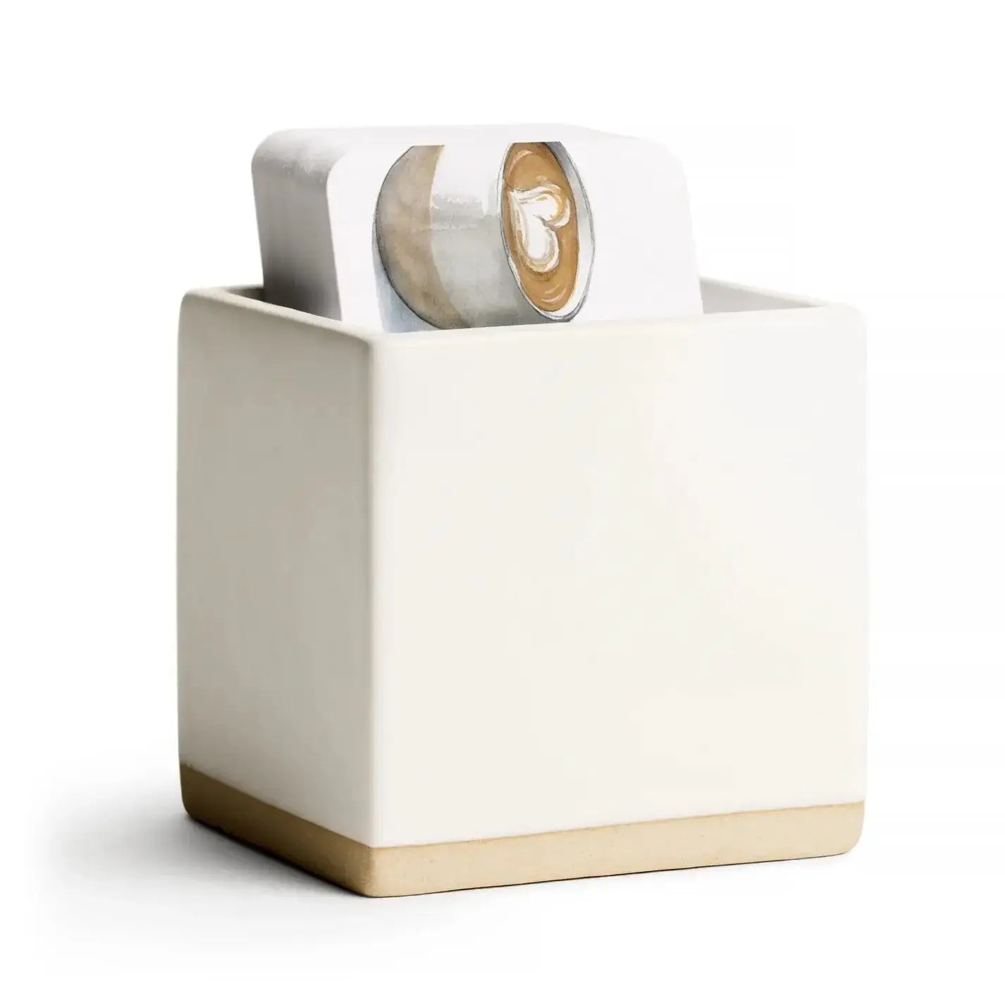 Little Notes® Ceramic Holder l White E. Frances Paper