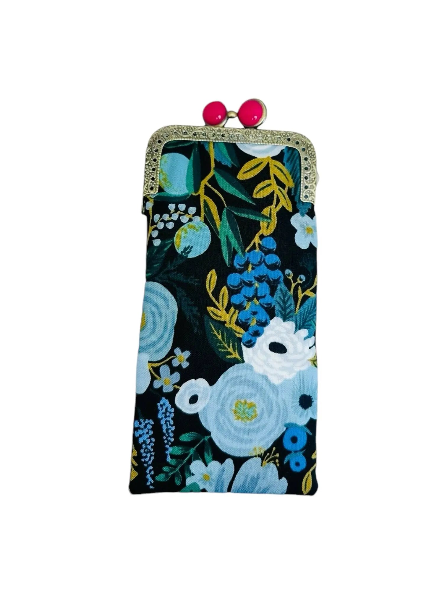 Kiki & Syds Eyeglass Case - Garden Party Blue Kiki & Syds