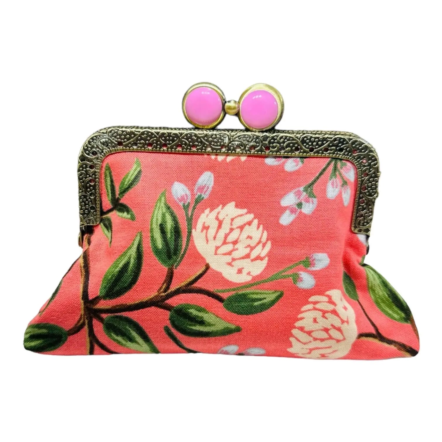 Kiki & Syds ON THE GO Credit Card Clutch - PEONY Sorbet  Kiki & Syds