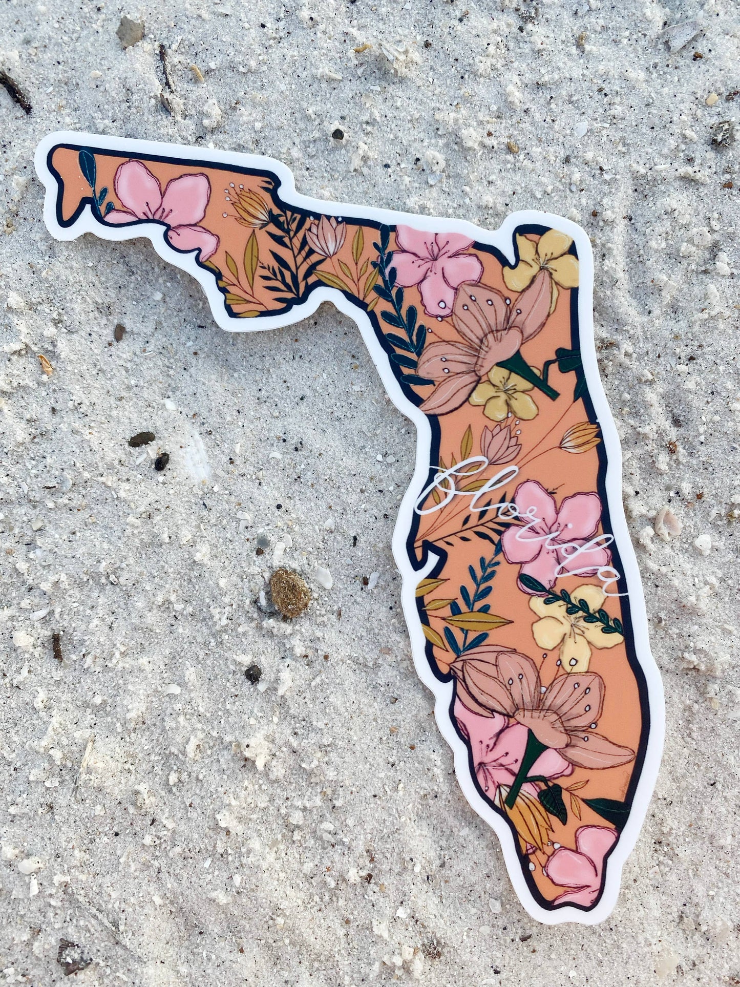 Florida Floral Sticker