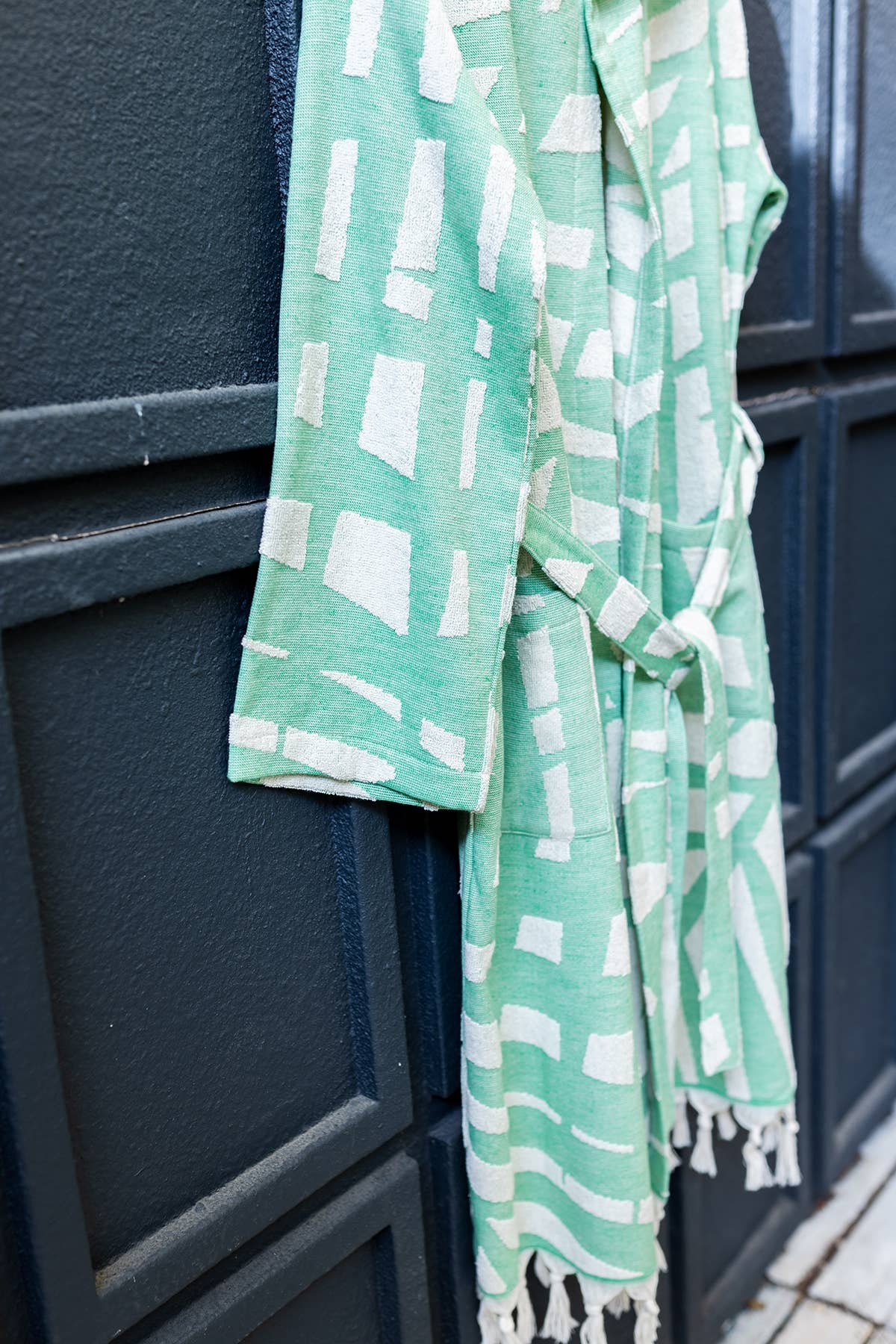 Raised Terry Bathrobe Turkish Cotton Light Weight Quick-dry