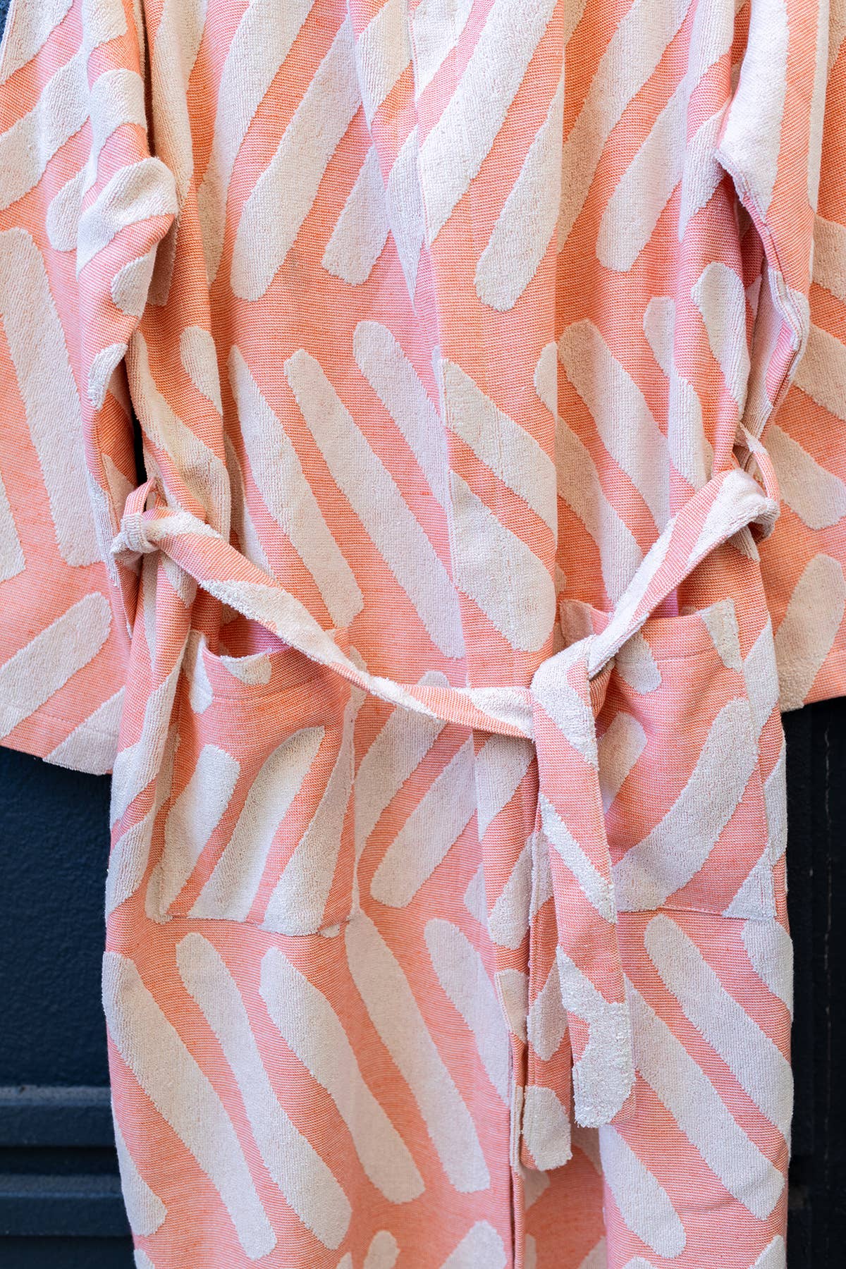 Terrybacked Bathrobe Turkish Cotton Light Weight Hood Quick