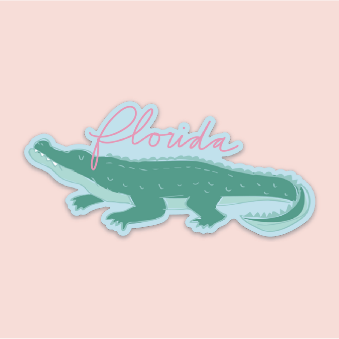 Florida Alligator Sticker