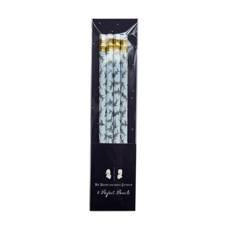 Shark Pencils - Set of 4 Mr. Boddington's Studio