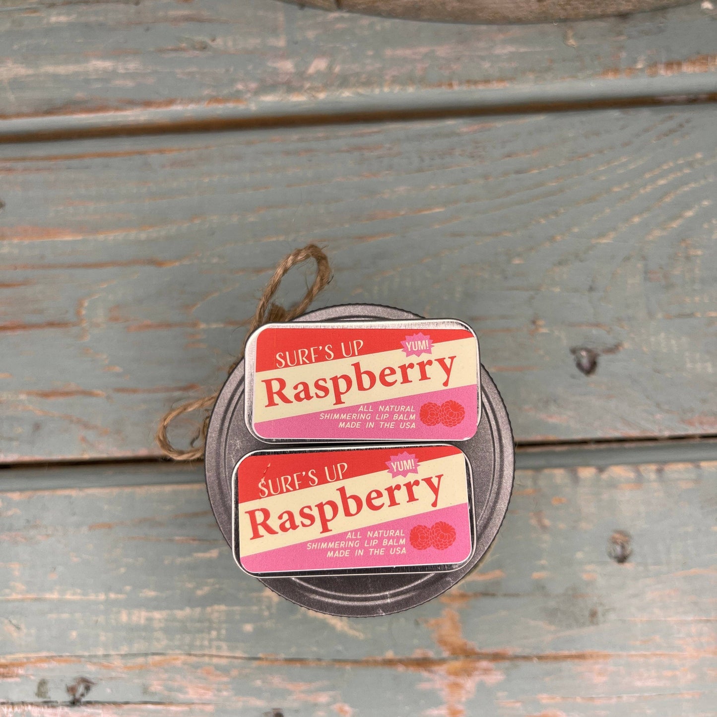 Raspberry Shimmering Lip Balm