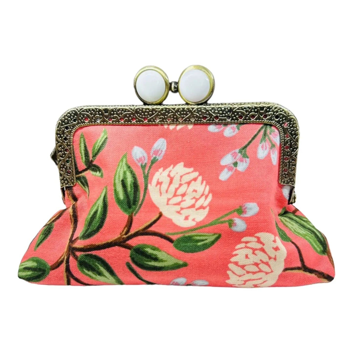 Kiki & Syds ON THE GO Credit Card Clutch - PEONY Sorbet  Kiki & Syds