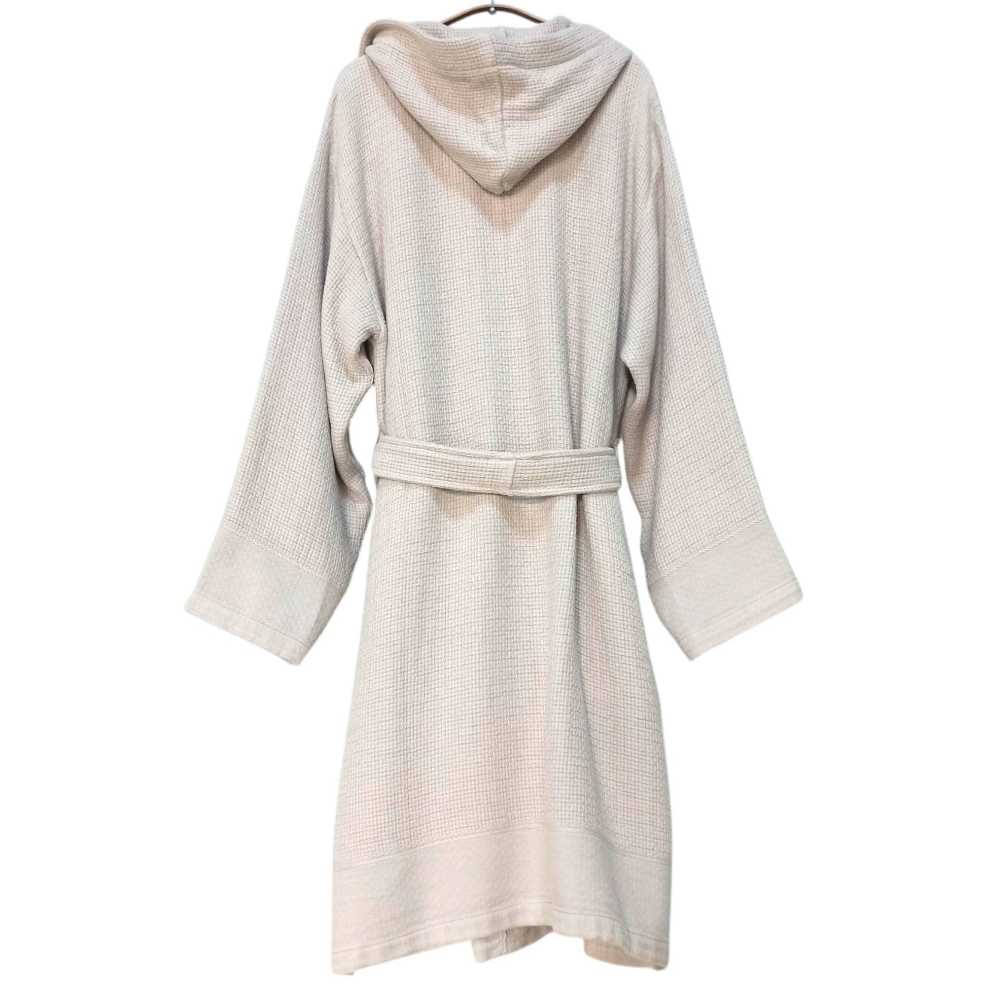 Stonewash Bathrobe Turkish Cotton LightWeight Hood Quick-dry Kikoya