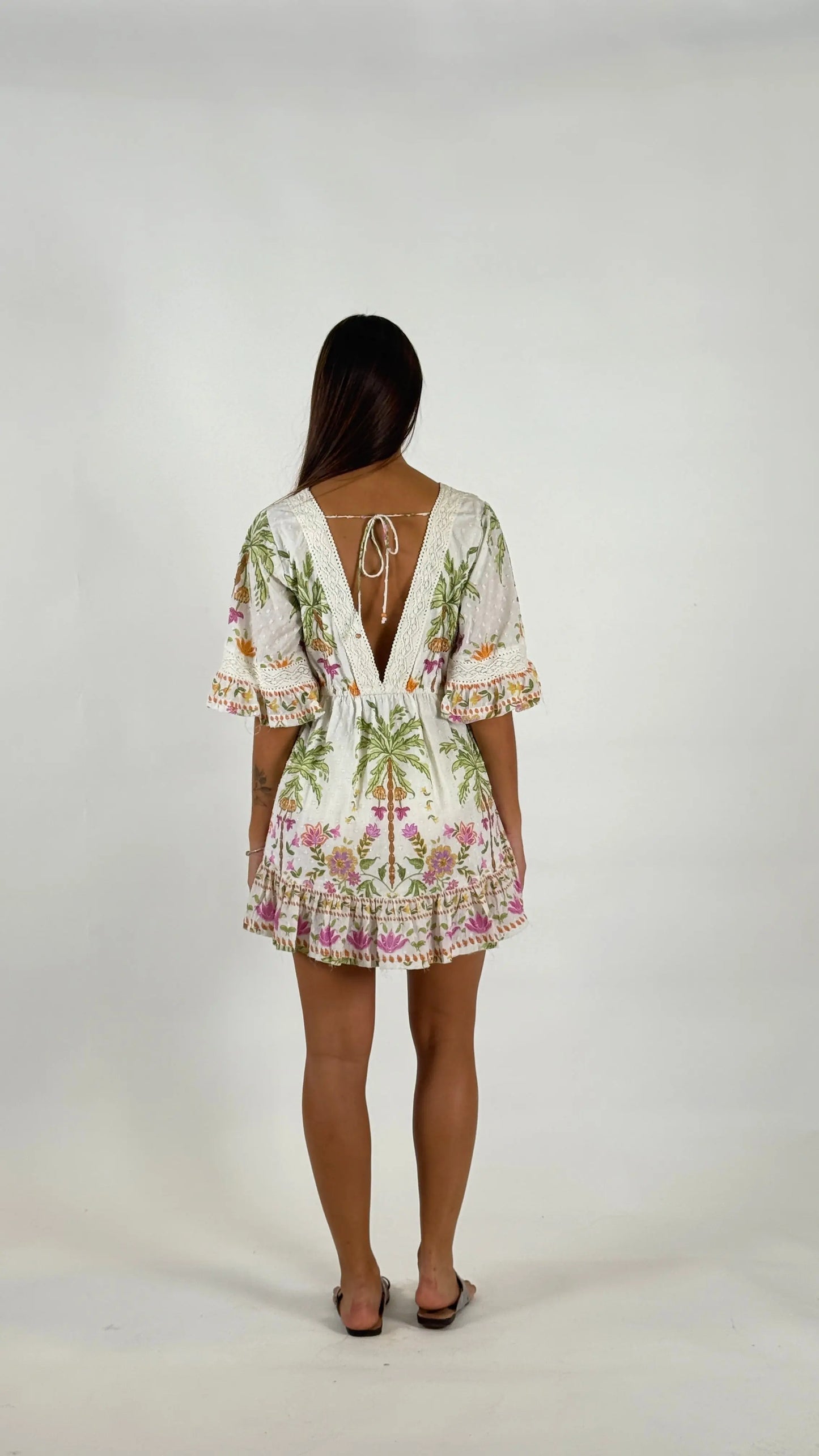 Isla Mauve Mini Dress Z & L Europe