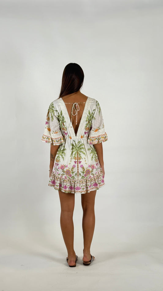 Isla Mauve Mini Dress Z & L Europe