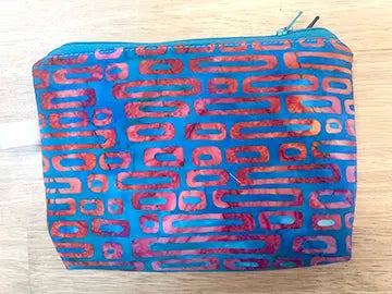Bicycle Handmade Bag - Coral Rica Rose