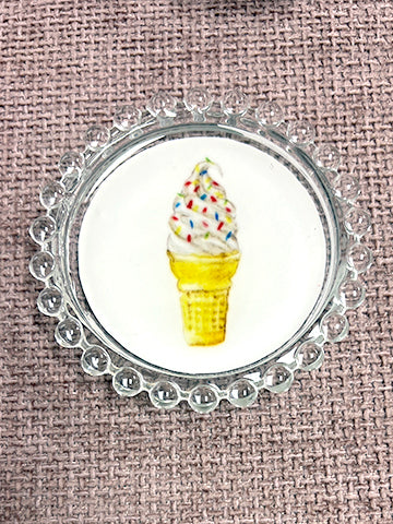 Soft Serve with Sprinkles Trinket Dish Ware Your Snacks