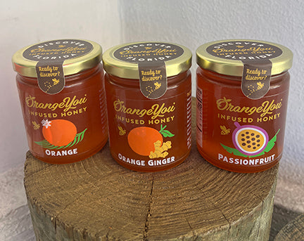 Orange Ginger Local Honey