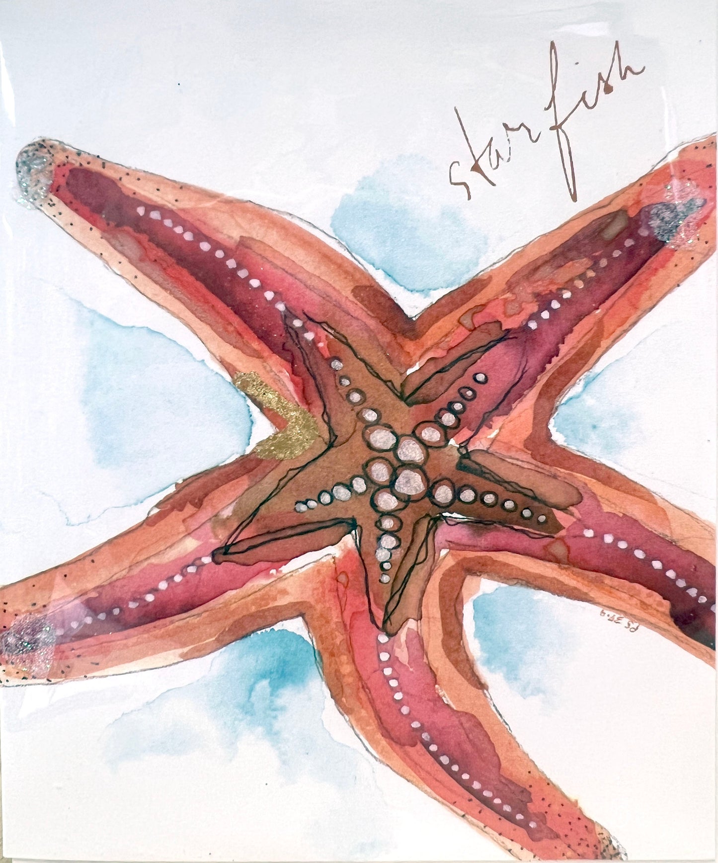Starfish Xtal Art Card Small