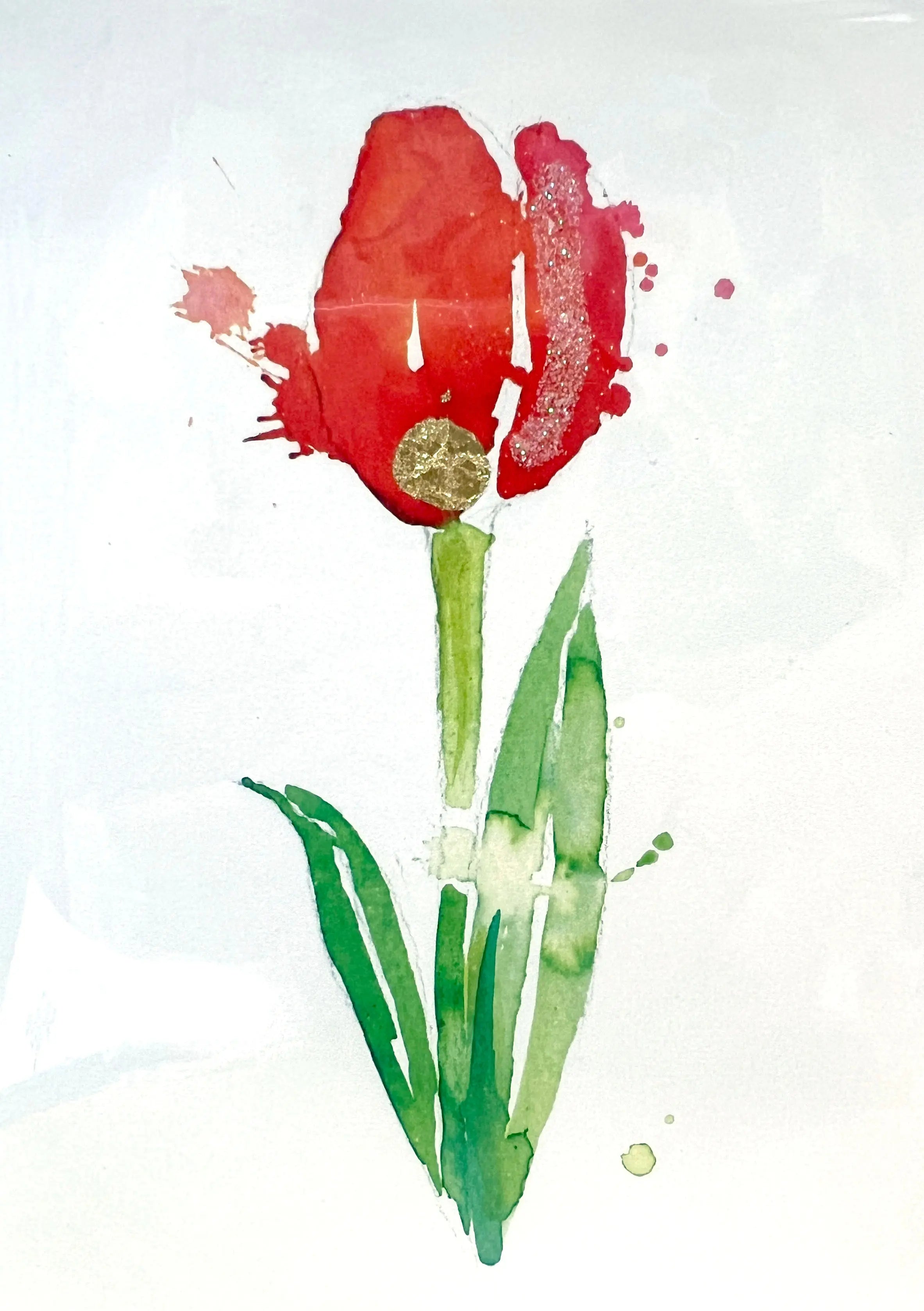 Tulip Xtal Art Card Small XTal Art