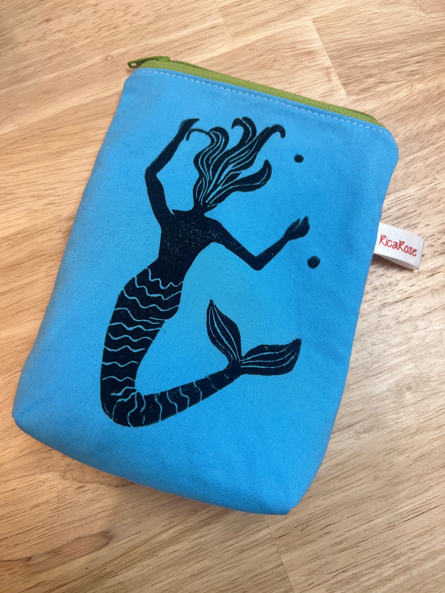 Mermaid Handmade Bag Light Blue Rica Rose