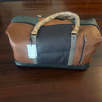 Verdu Leather Duffel Travel Bag Soruka