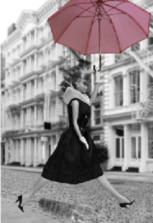 Barbie Print Beach Scootering  13x19 framed